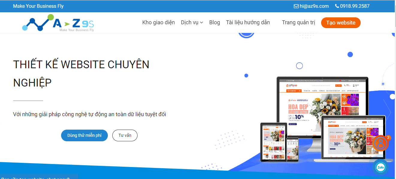 CÔNG TY THIẾT KẾ WEBSITE UY TÍN TẠI TP.HCM